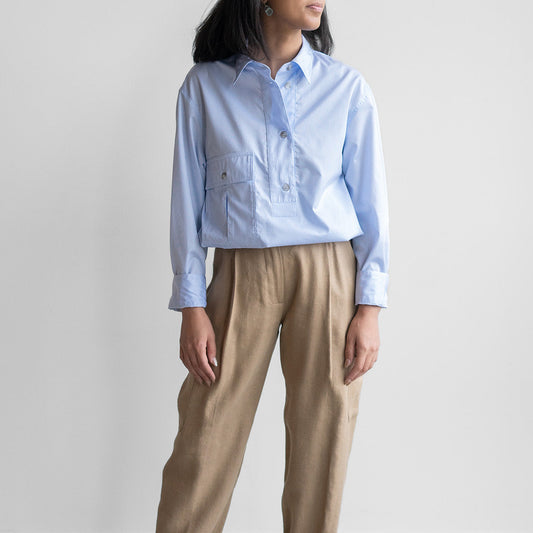 Martina Anorak Shirt in Riga Cel