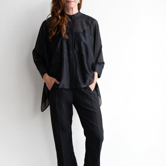 Trapeze Blouse in Black
