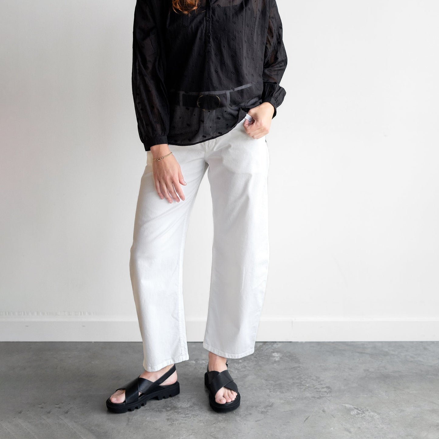 Tribeca Pant in White