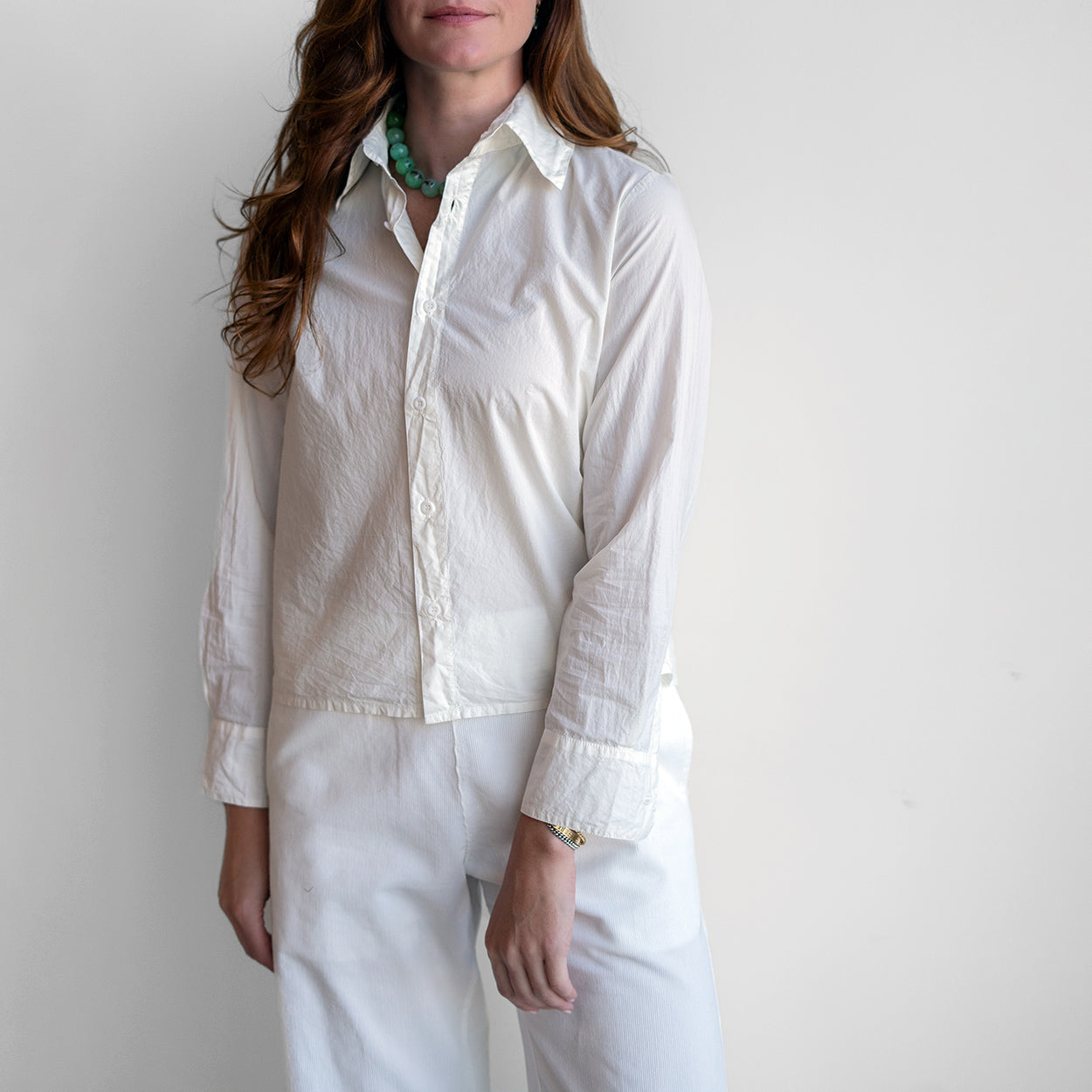 Picco Button Up in Winter White