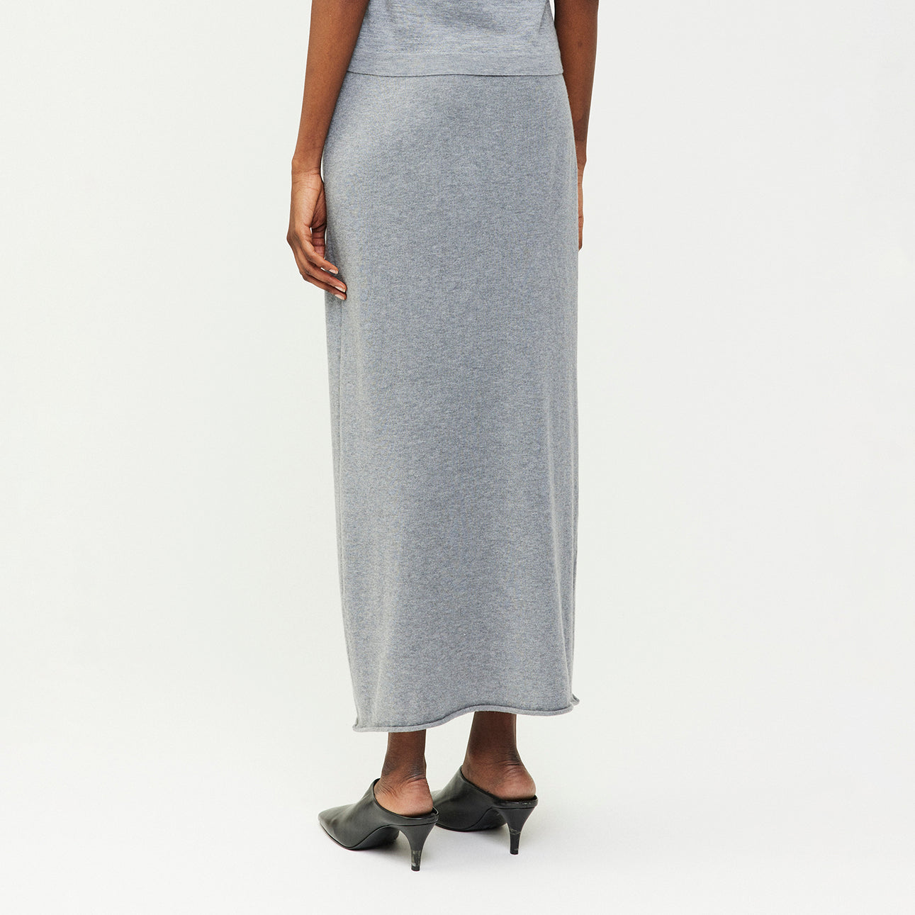 Charlotta Knit Skirt in Deep Cloud