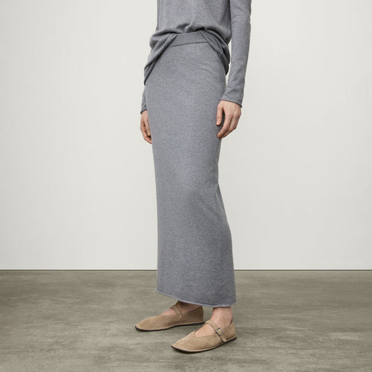 Charlotta Knit Skirt in Deep Cloud