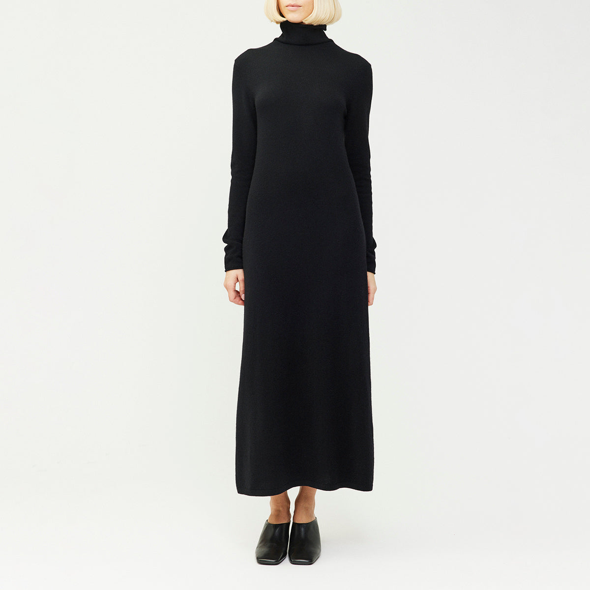 Ailina Sweater Dress in Black