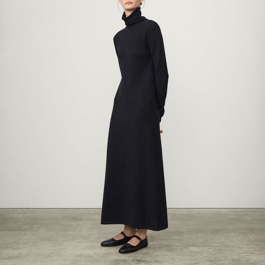 Ailina Sweater Dress in Black