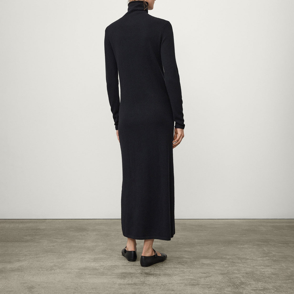 Ailina Sweater Dress in Black