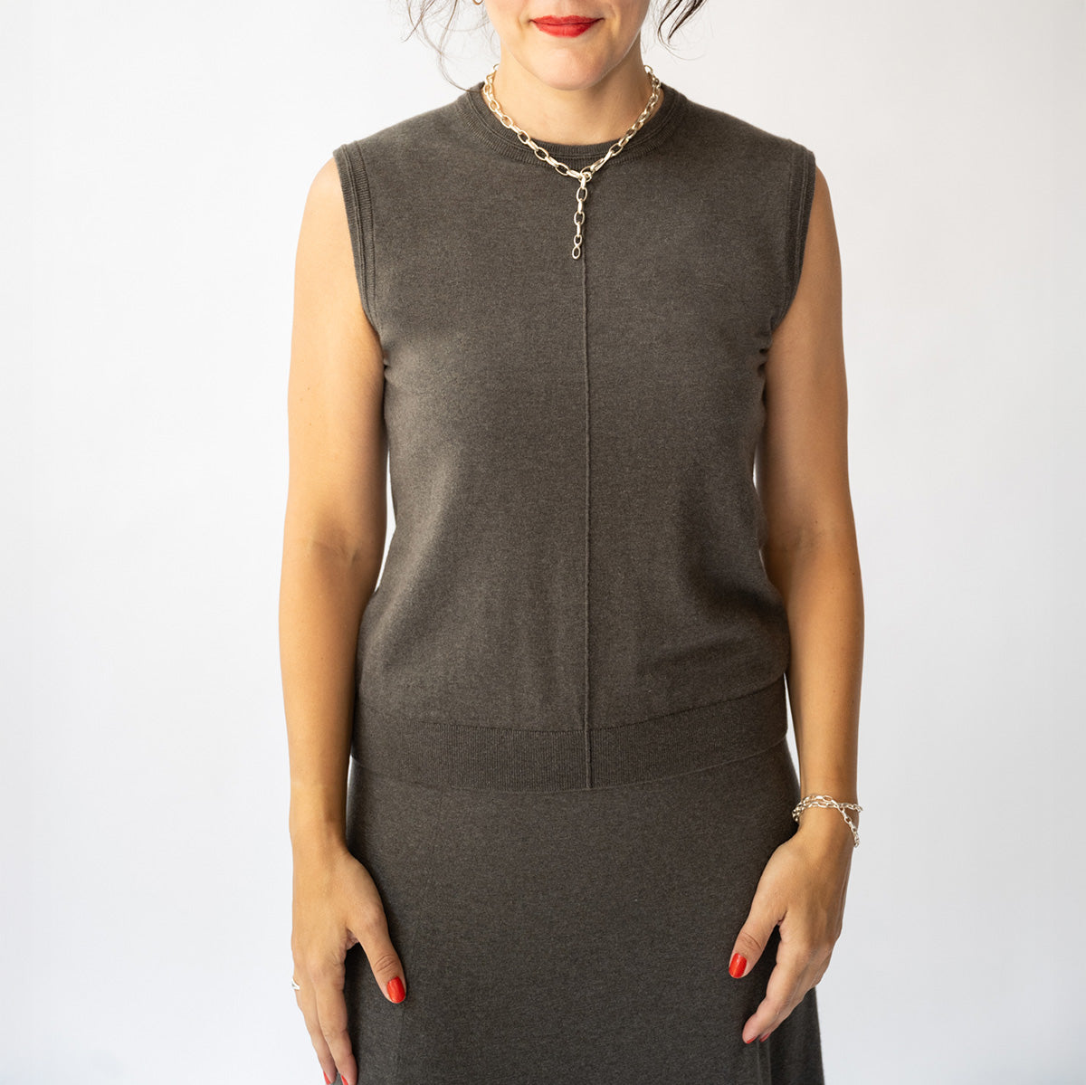 Agna Top in Deep Walnut