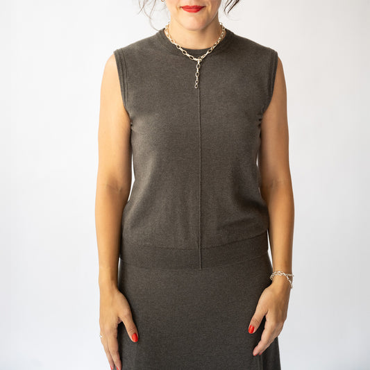 Agna Top in Deep Walnut