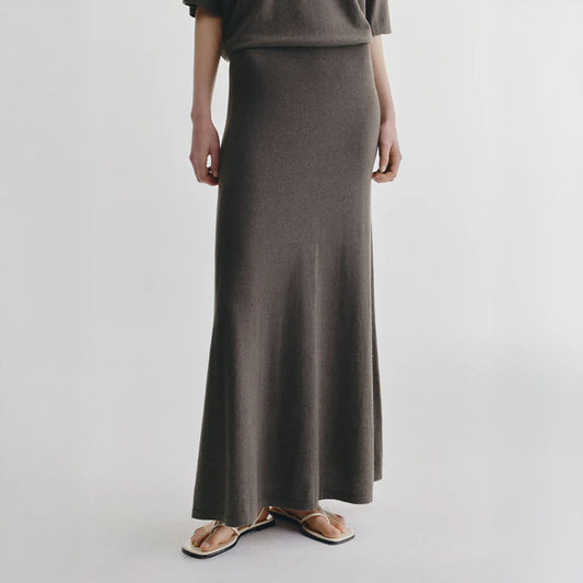 Adrienne Skirt in Deep Walnut