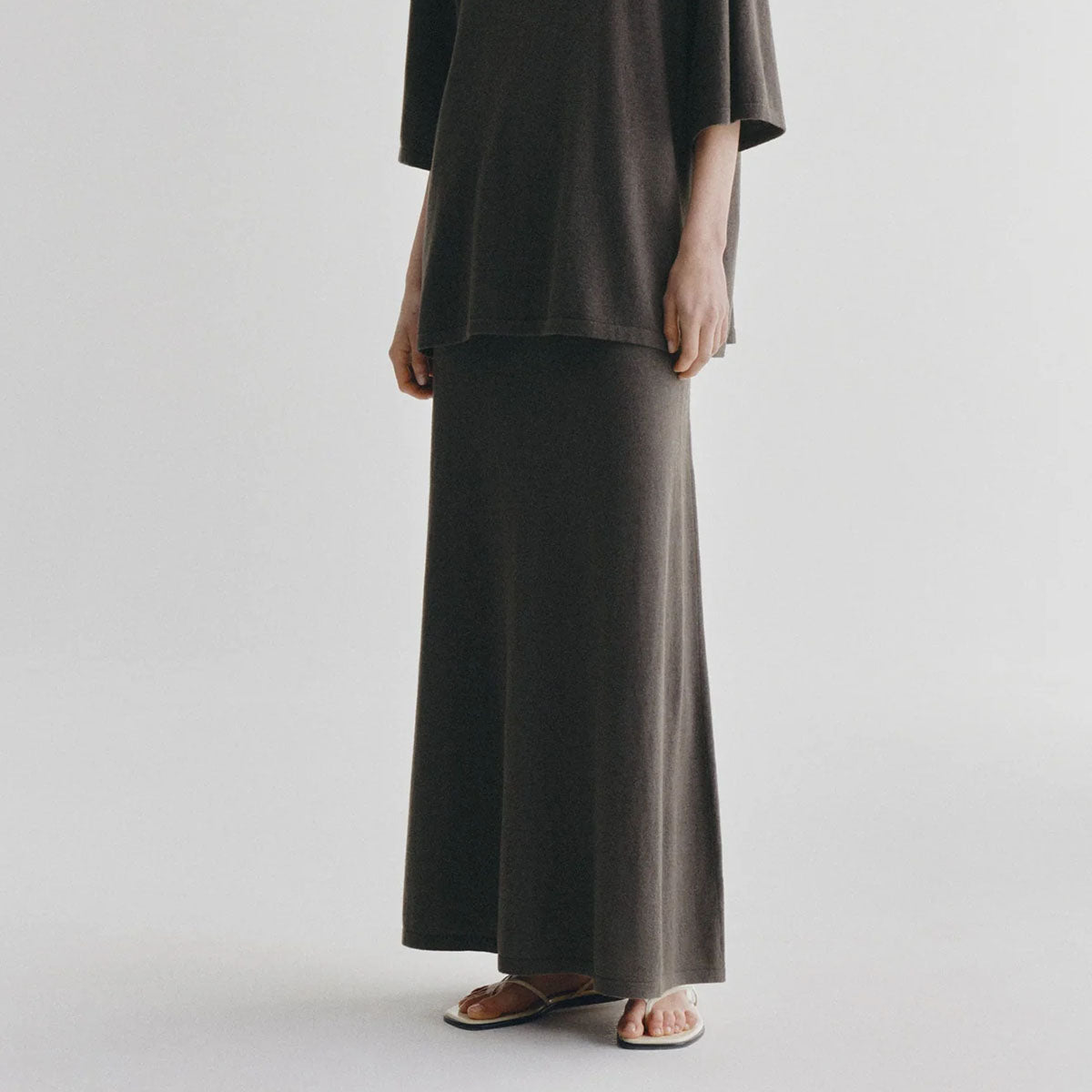 Adrienne Skirt in Deep Walnut