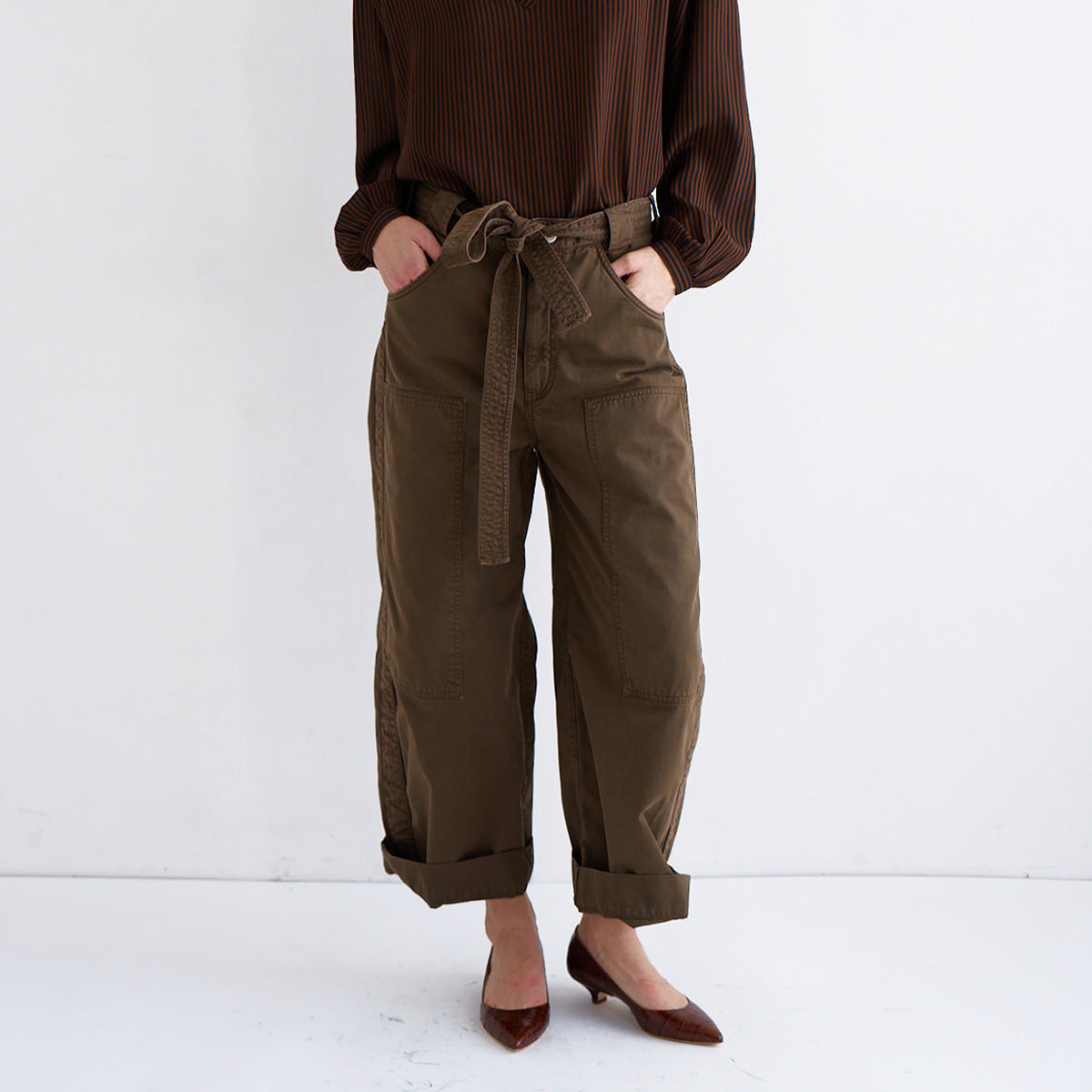 The Karate Pant in Military Green