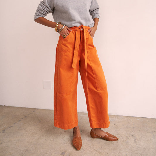 The Karate Pant in Orange