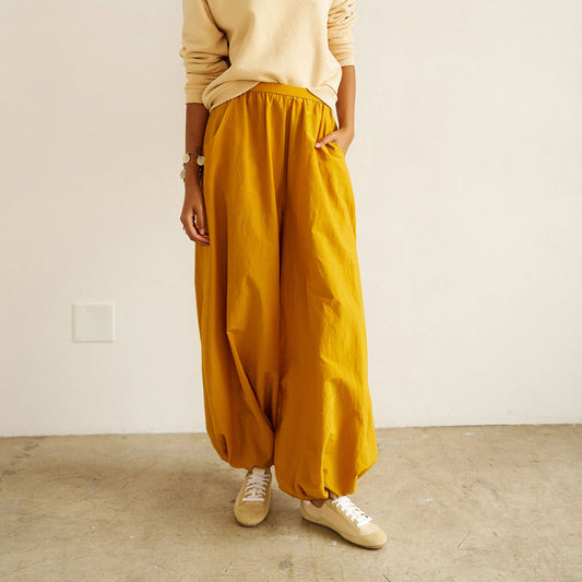 The Balloon Pant in Turmeric