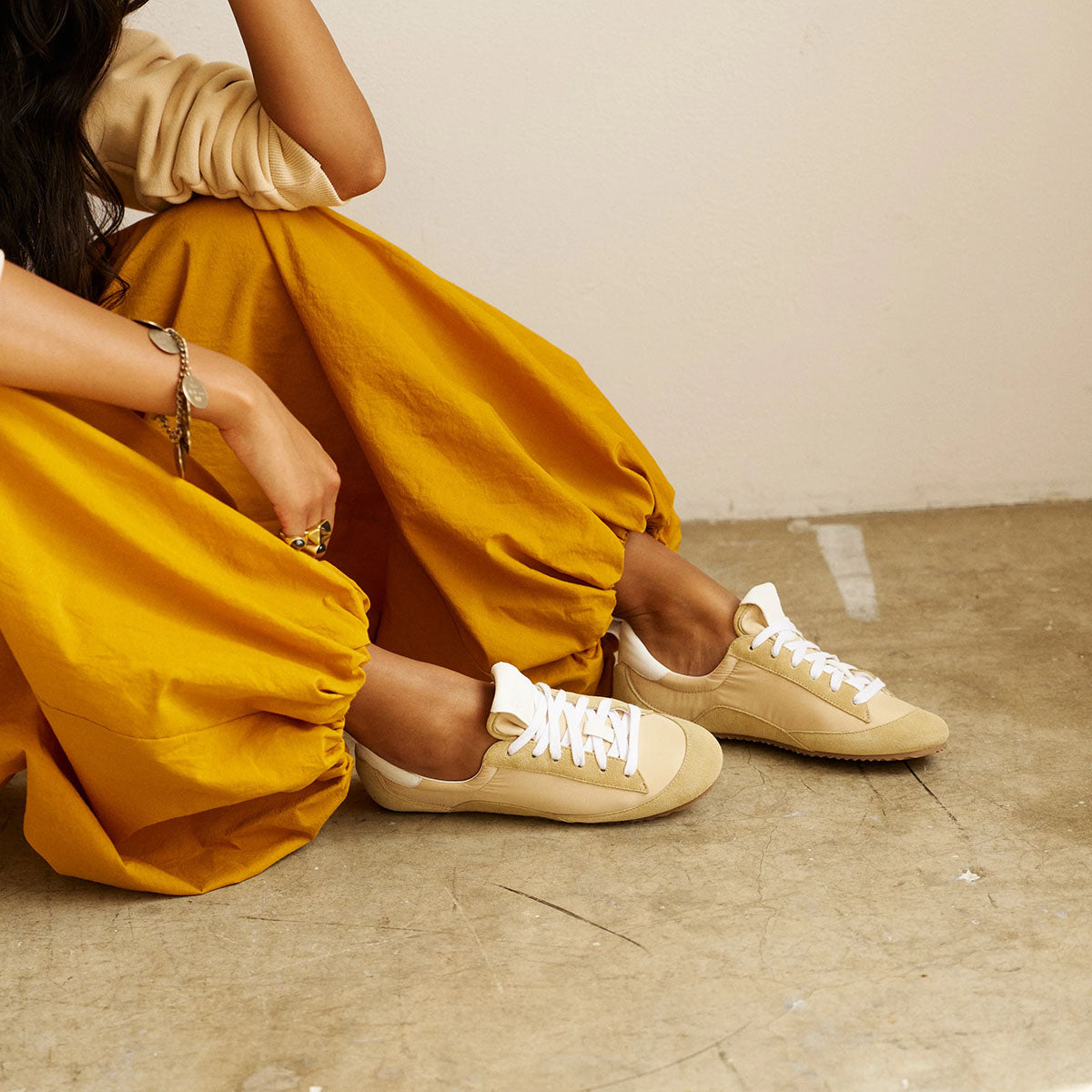 The Balloon Pant in Turmeric