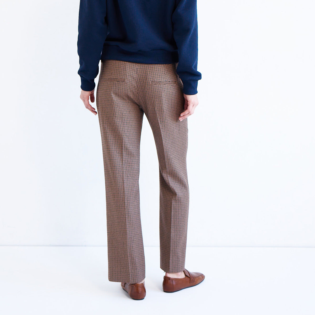 The Kick Trouser in Houndstooth