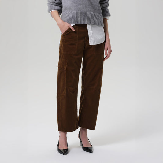 Marcelle Cargo in Manuka Corduroy