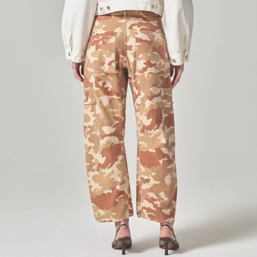 Marcelle Cargo Pant in Sand Camo