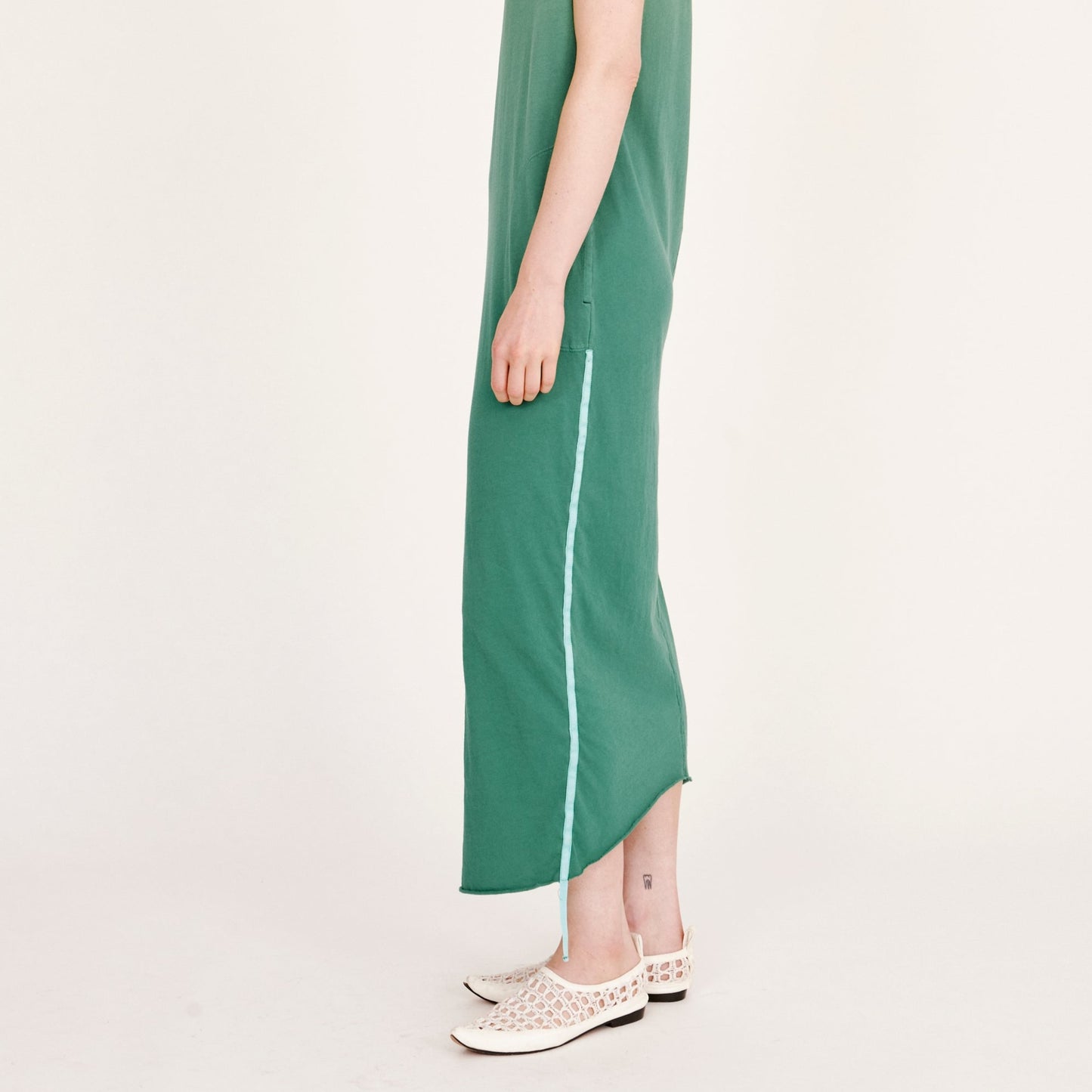 Cocoon Maxi Dress in Faded Jade