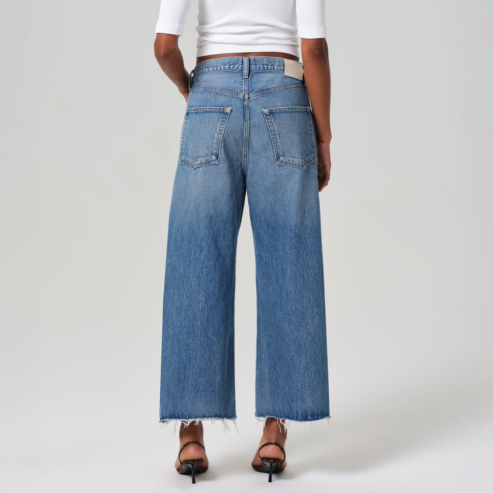 Ayla Raw Hem Crop in Solano