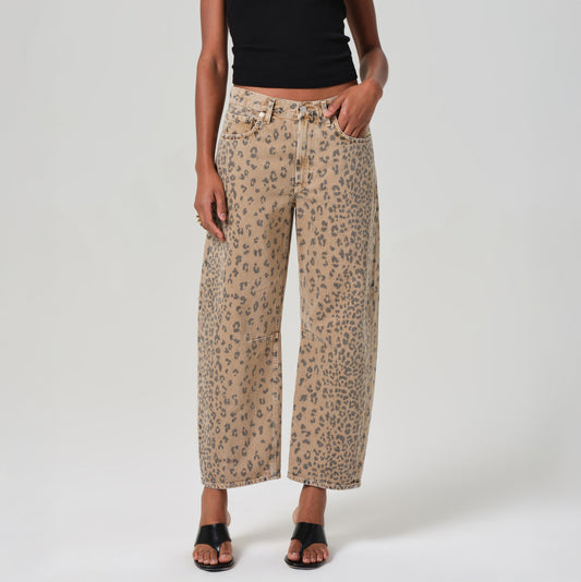 Miro Relaxed Jean in Natural Cheetah