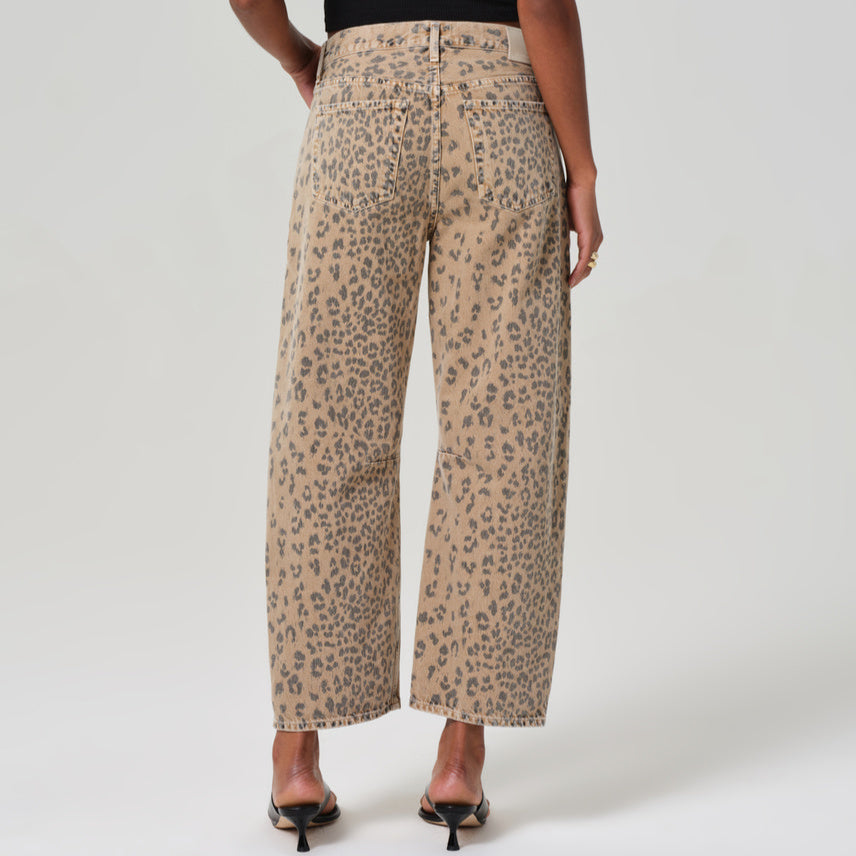 Miro Relaxed Jean in Natural Cheetah