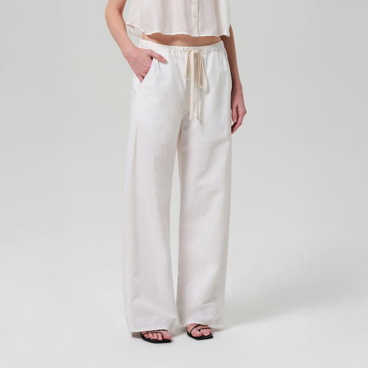 Aurora Pull On Pant in Cream