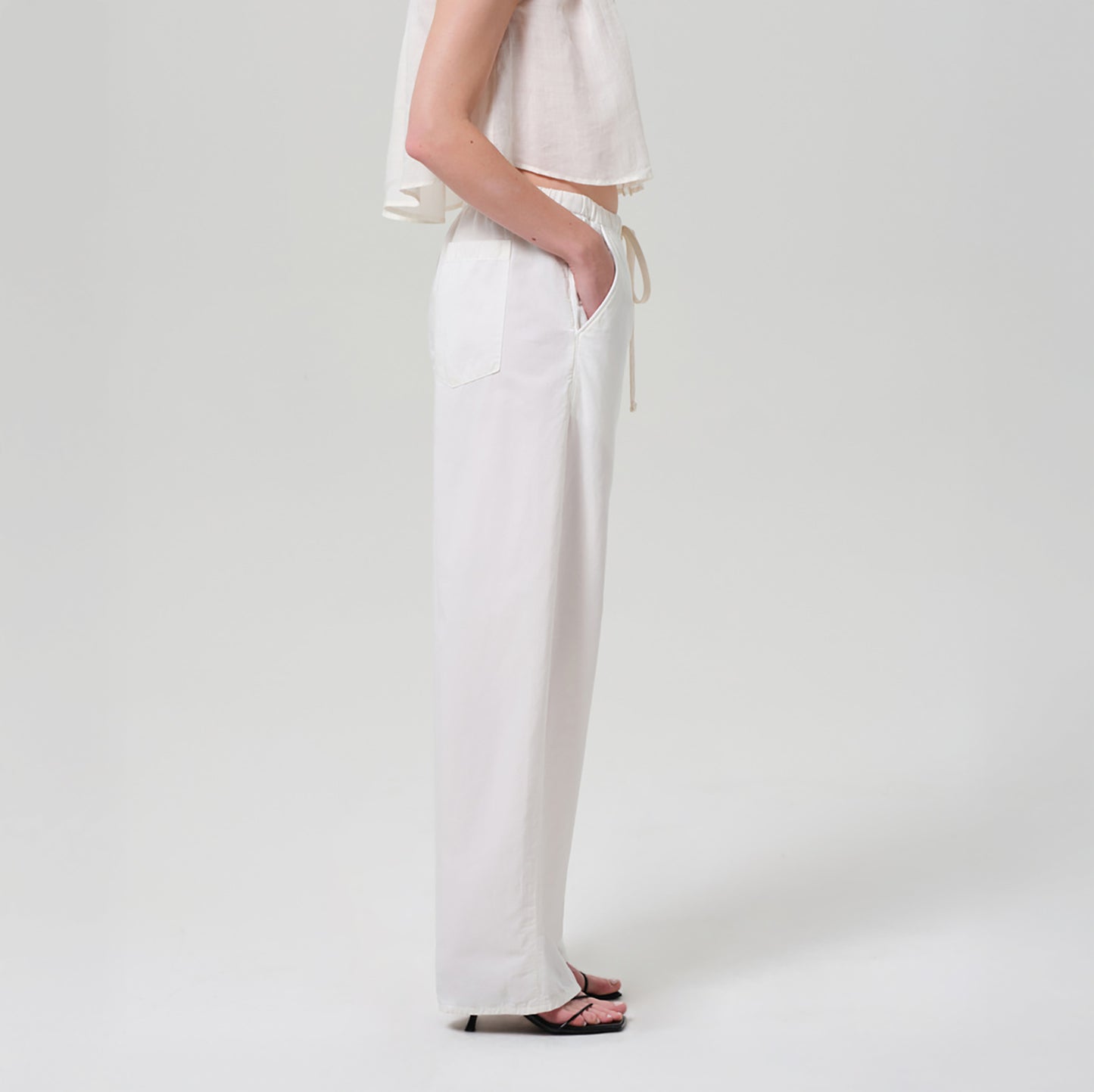 Aurora Pull On Pant in Cream
