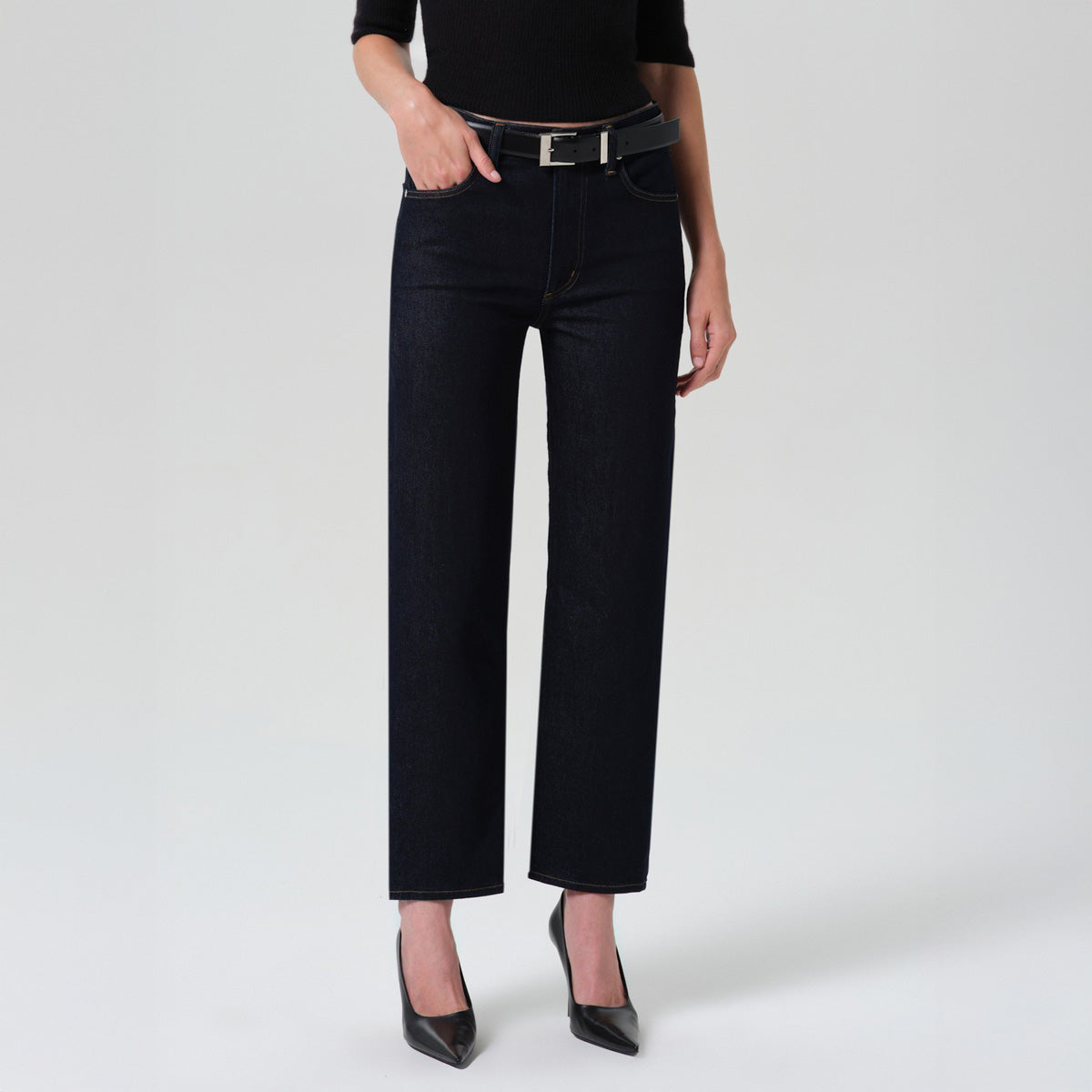 Palma Straight Leg in Inky Rinse