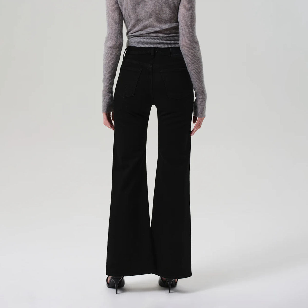 Kimberly Flare in Rich Black