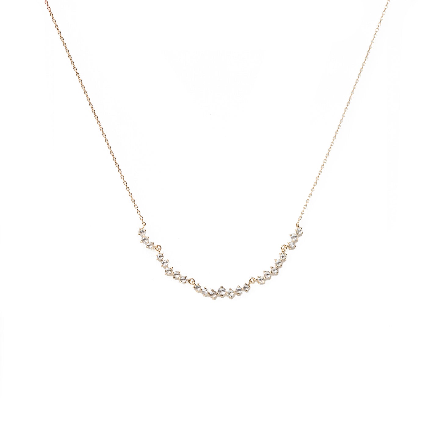 Twisted Diamond Necklace