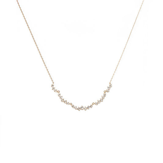 Twisted Diamond Necklace