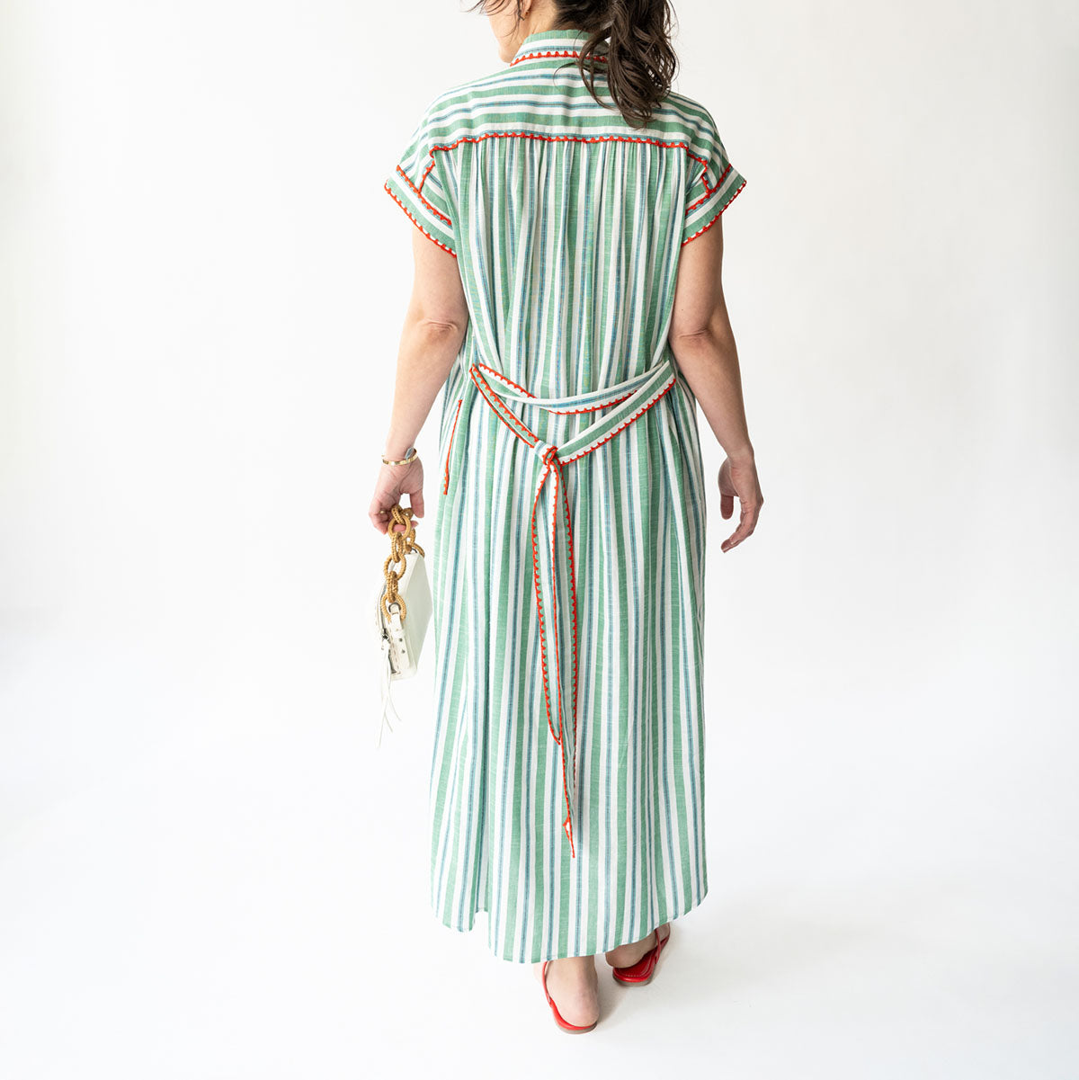 Valerie Kaftan in Green Stripe