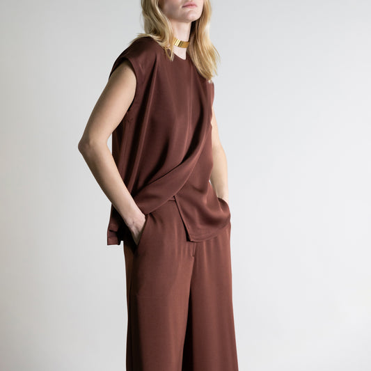DRAPE S/S BLOUSE