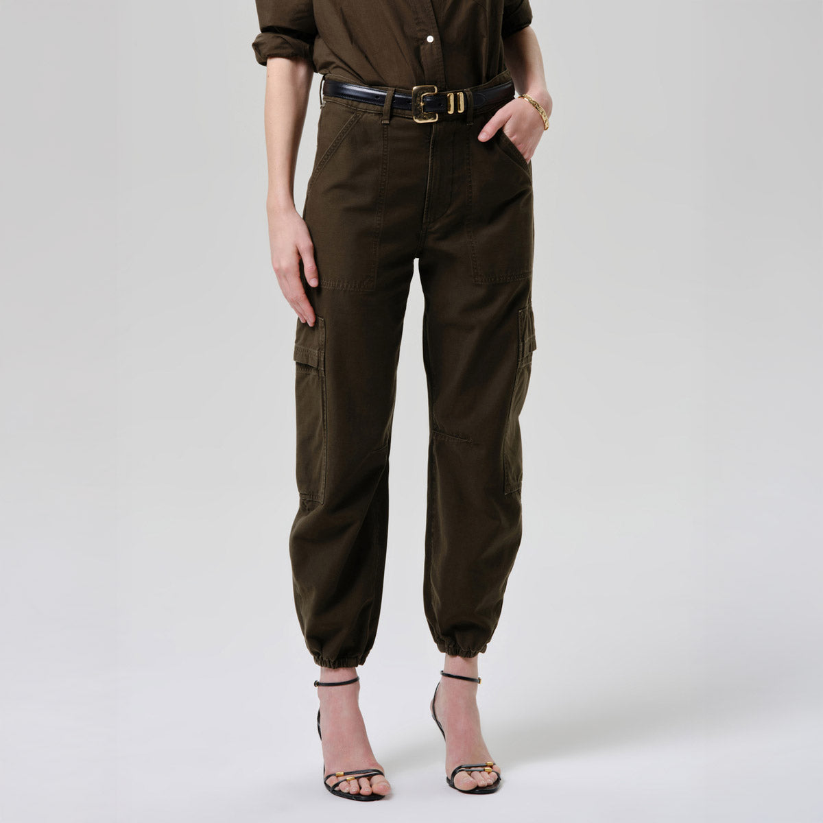 Celia Utility Pant in Moss