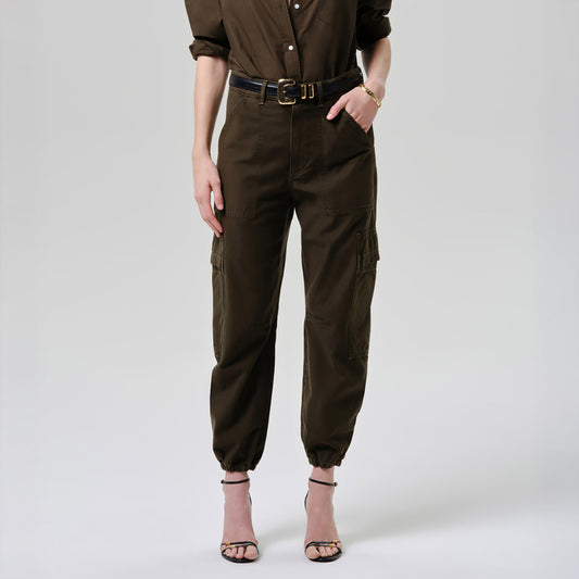 Celia Utility Pant in Moss