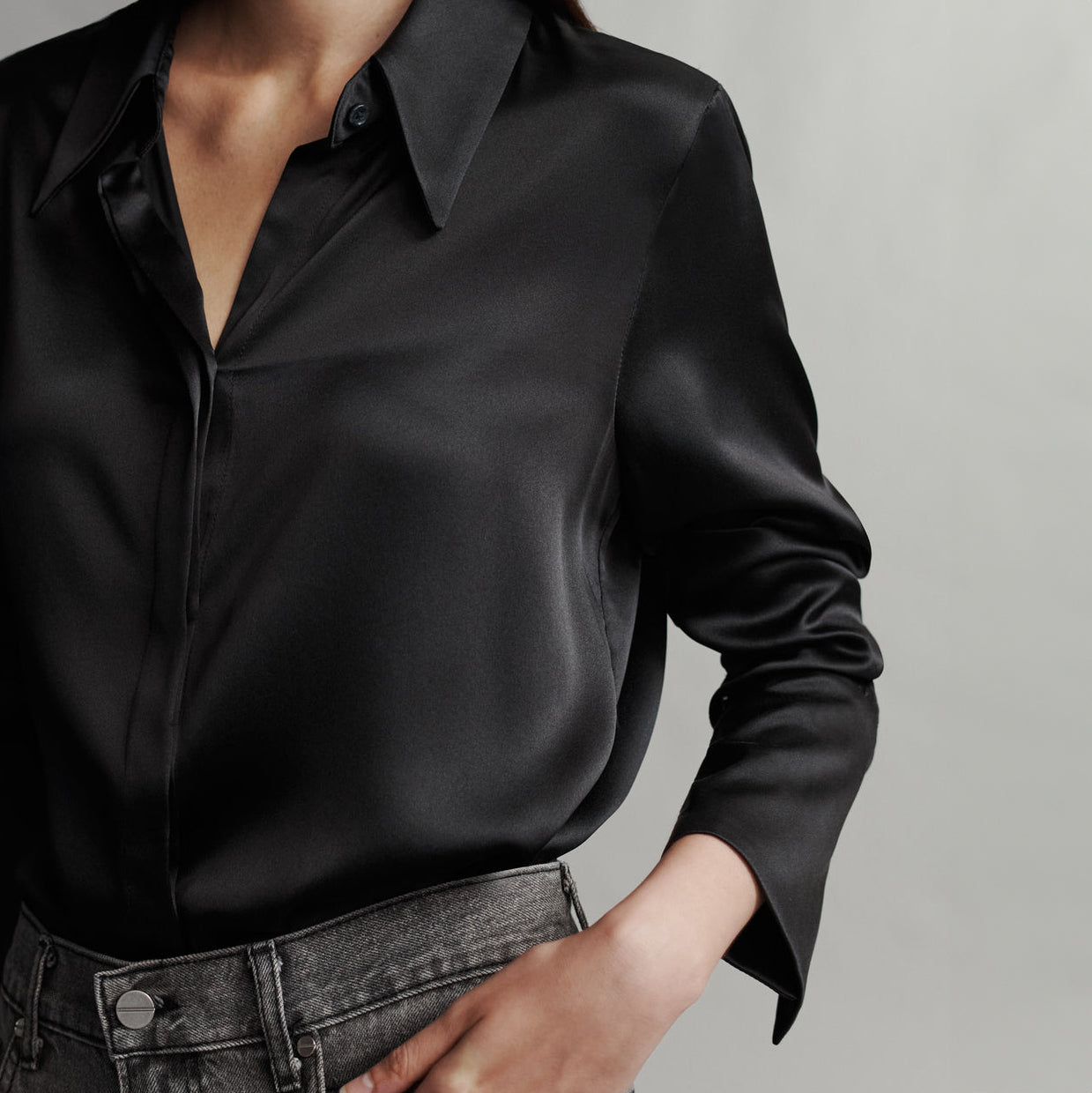 Object of Affection Blouse in Black