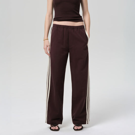 Aurora Track Pant in Chocolate