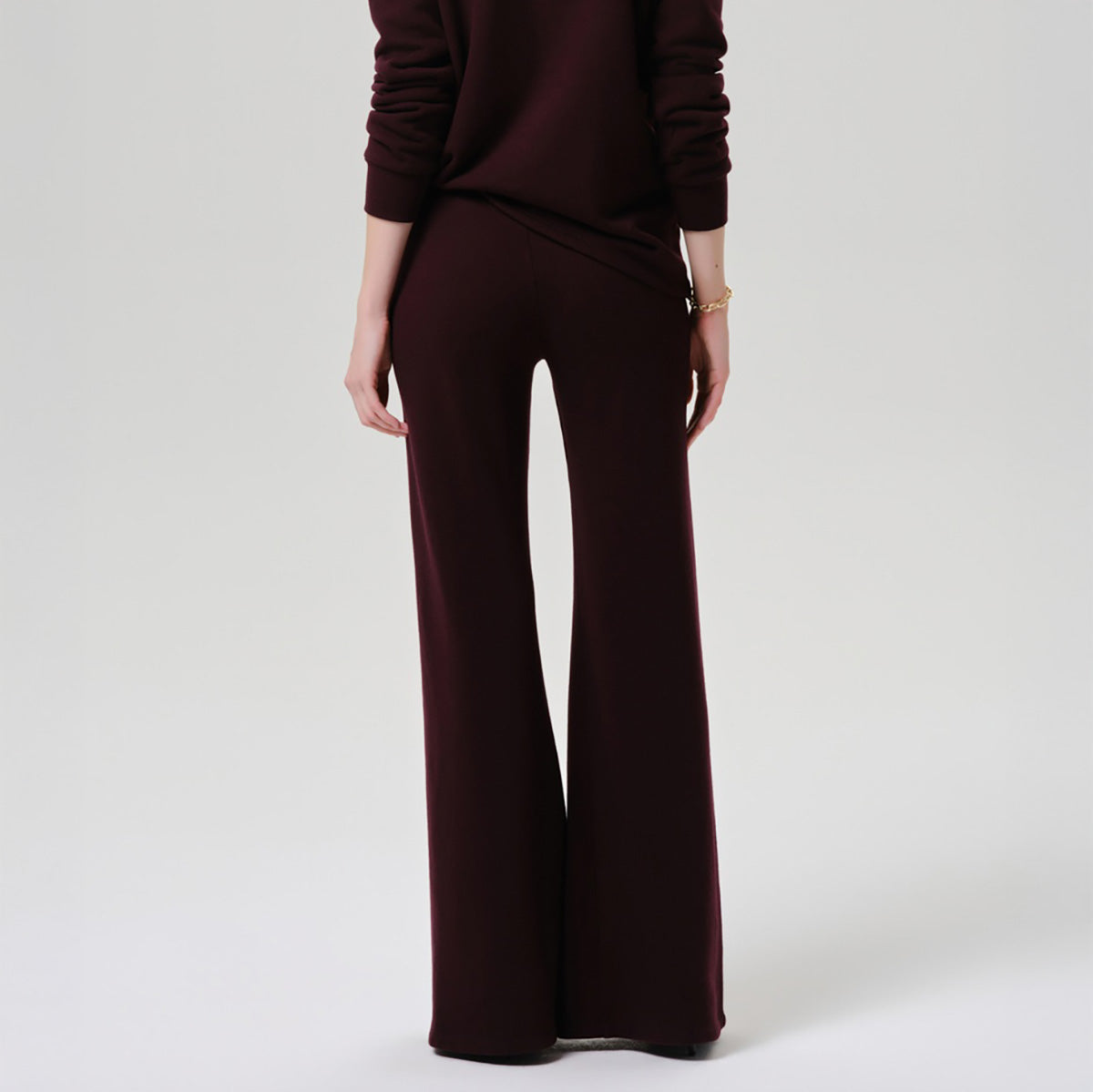 Nora Pull On Pant in Mahogany