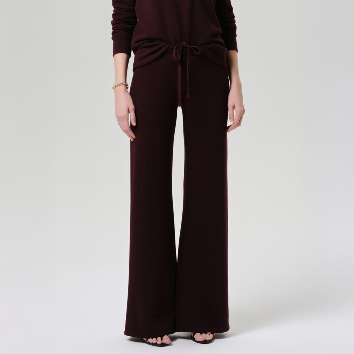 Nora Pull On Pant in Mahogany