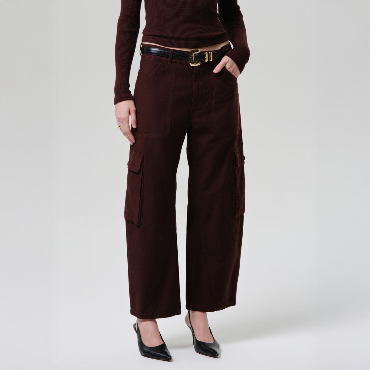 Thassos Utility Pant in Mahogany