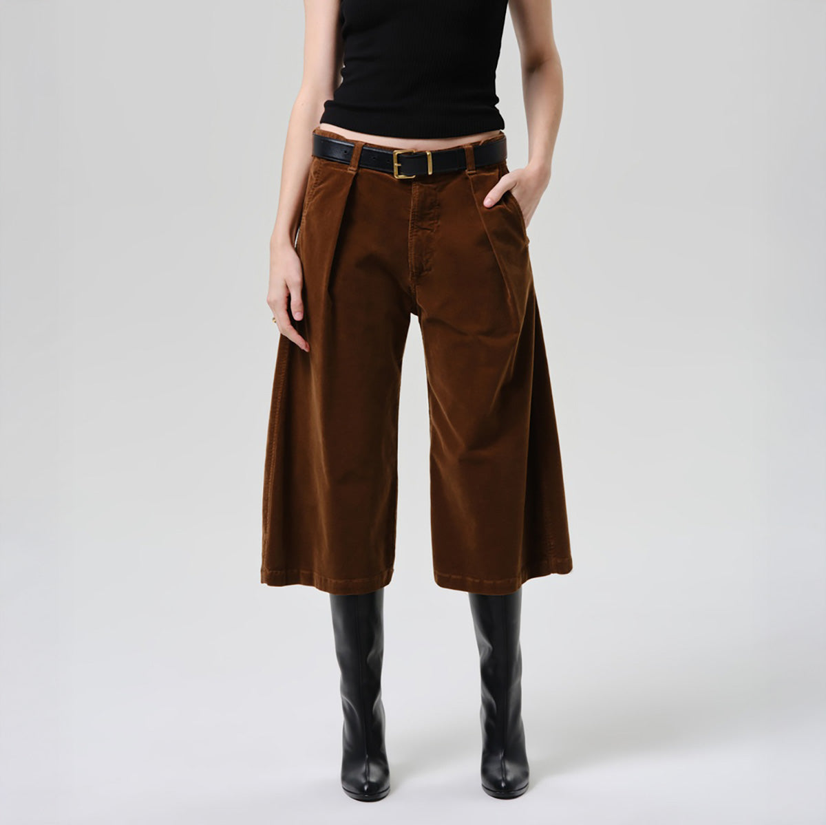 Cocoon Culotte in Manuka Corduroy