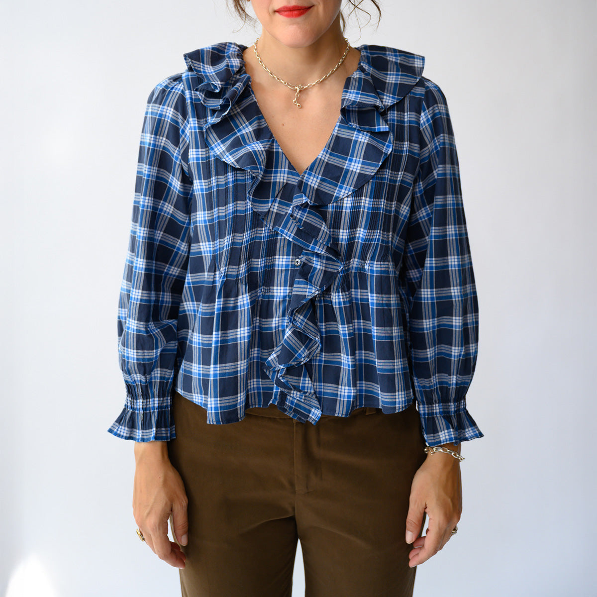 Hardy Top in Valmont Plaid