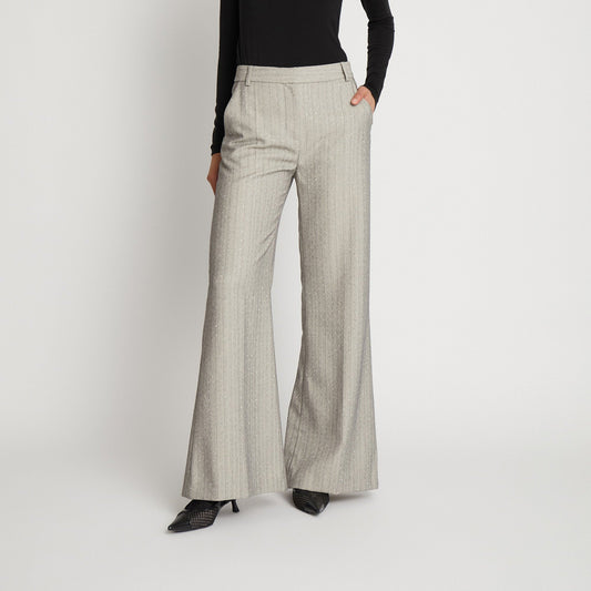 Eileen Sparkle Pant in Grey