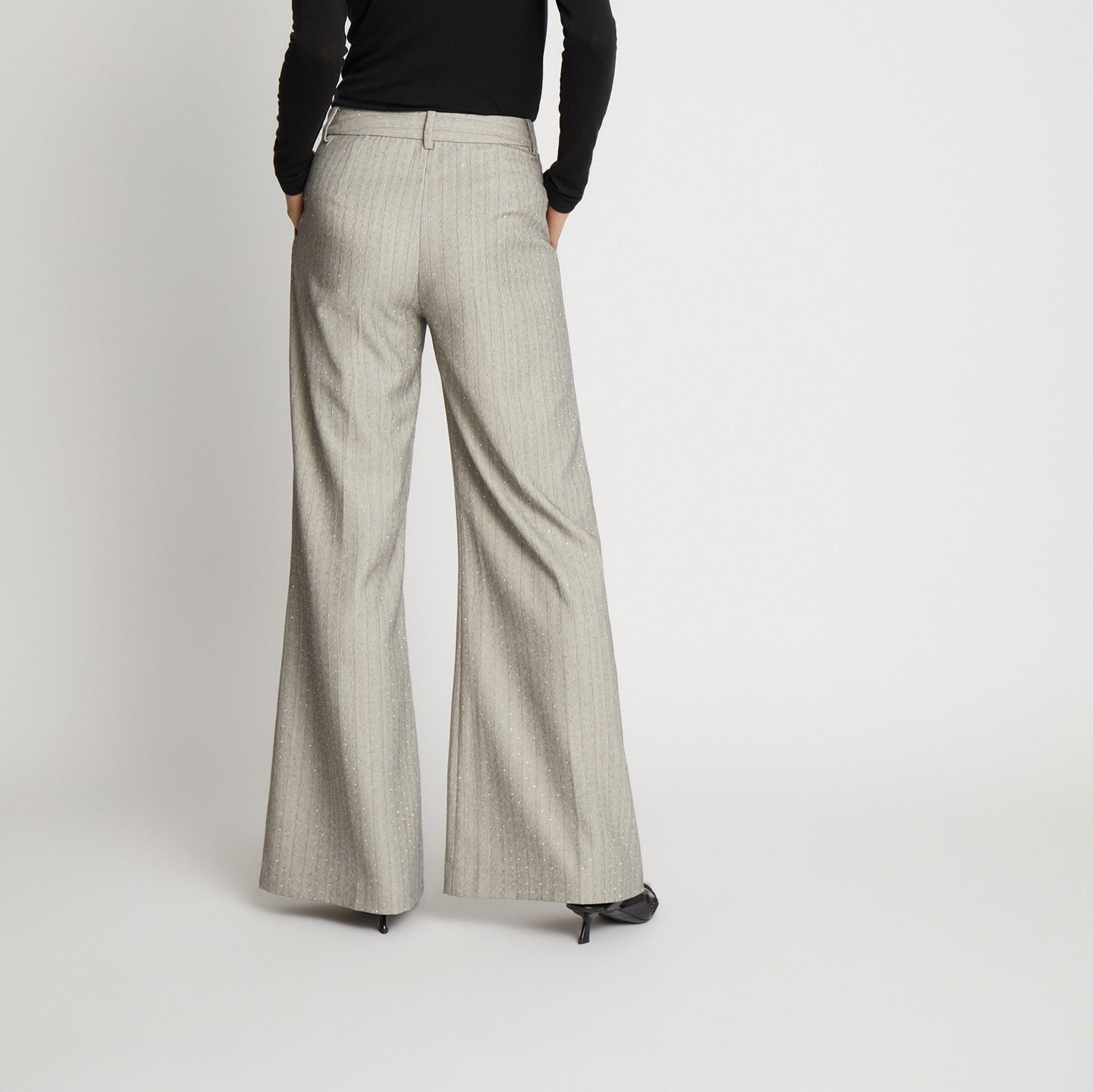 Eileen Sparkle Pant in Grey