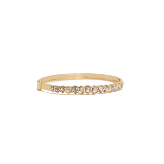 Champagne Diamond Cuff Bracelet