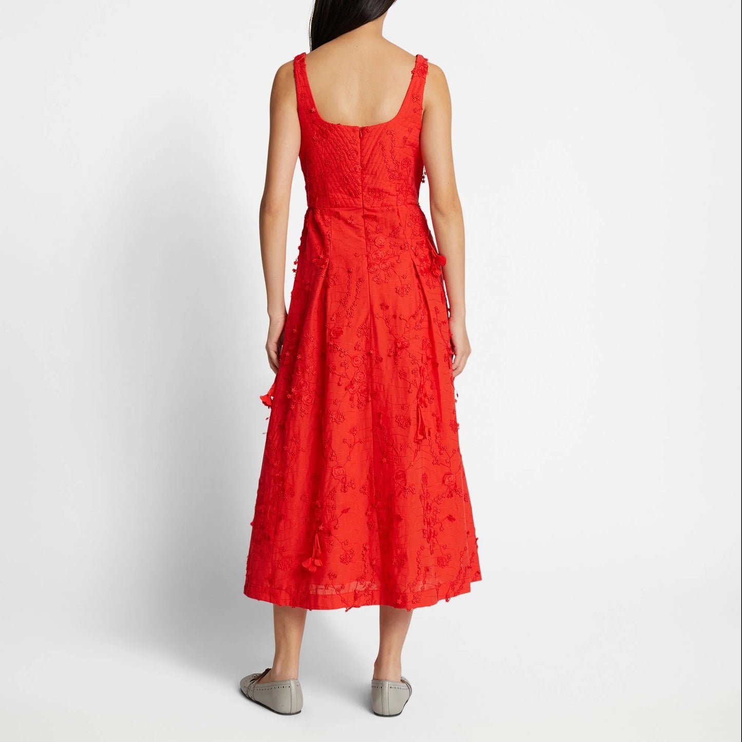 Fronia Dress in Red