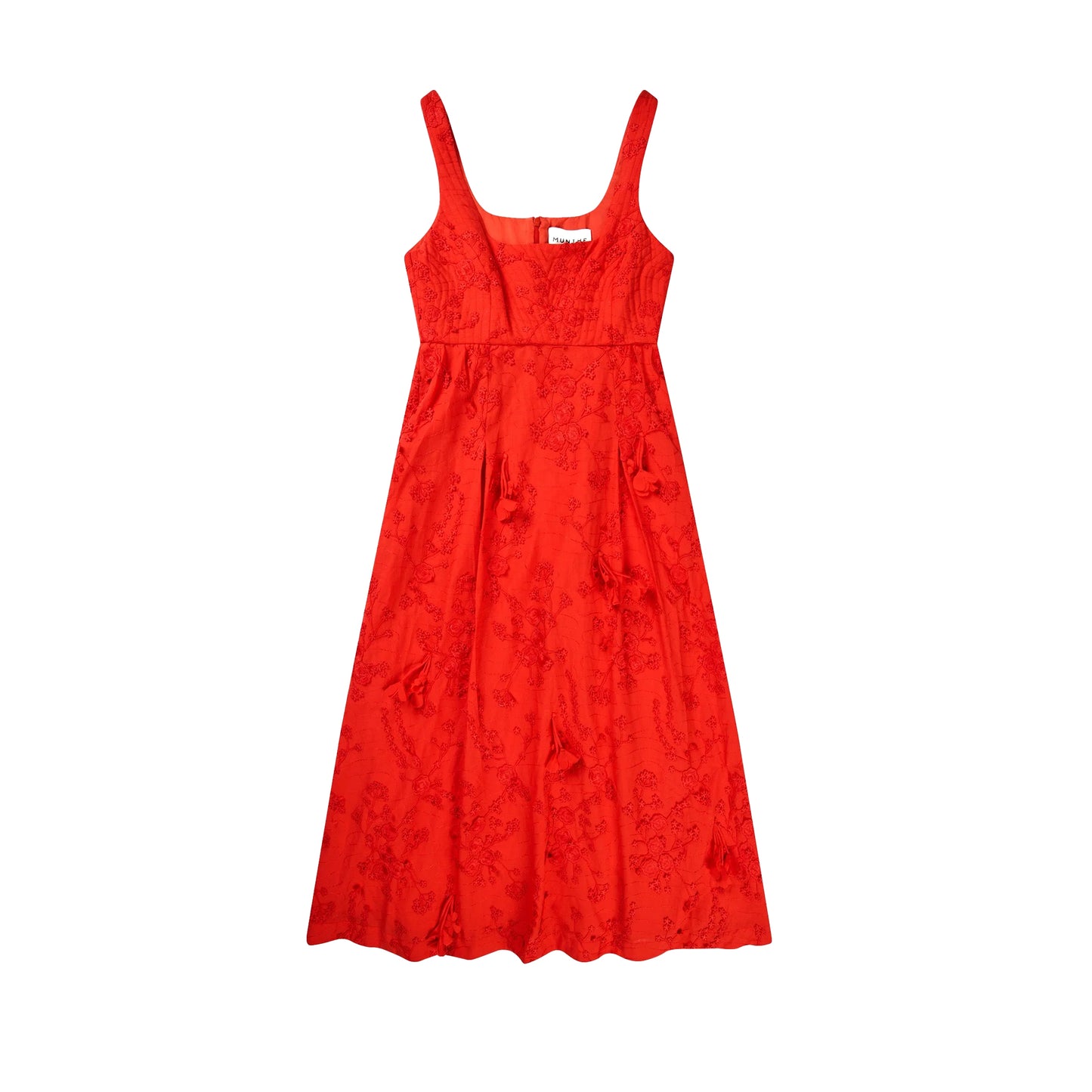 Fronia Dress in Red