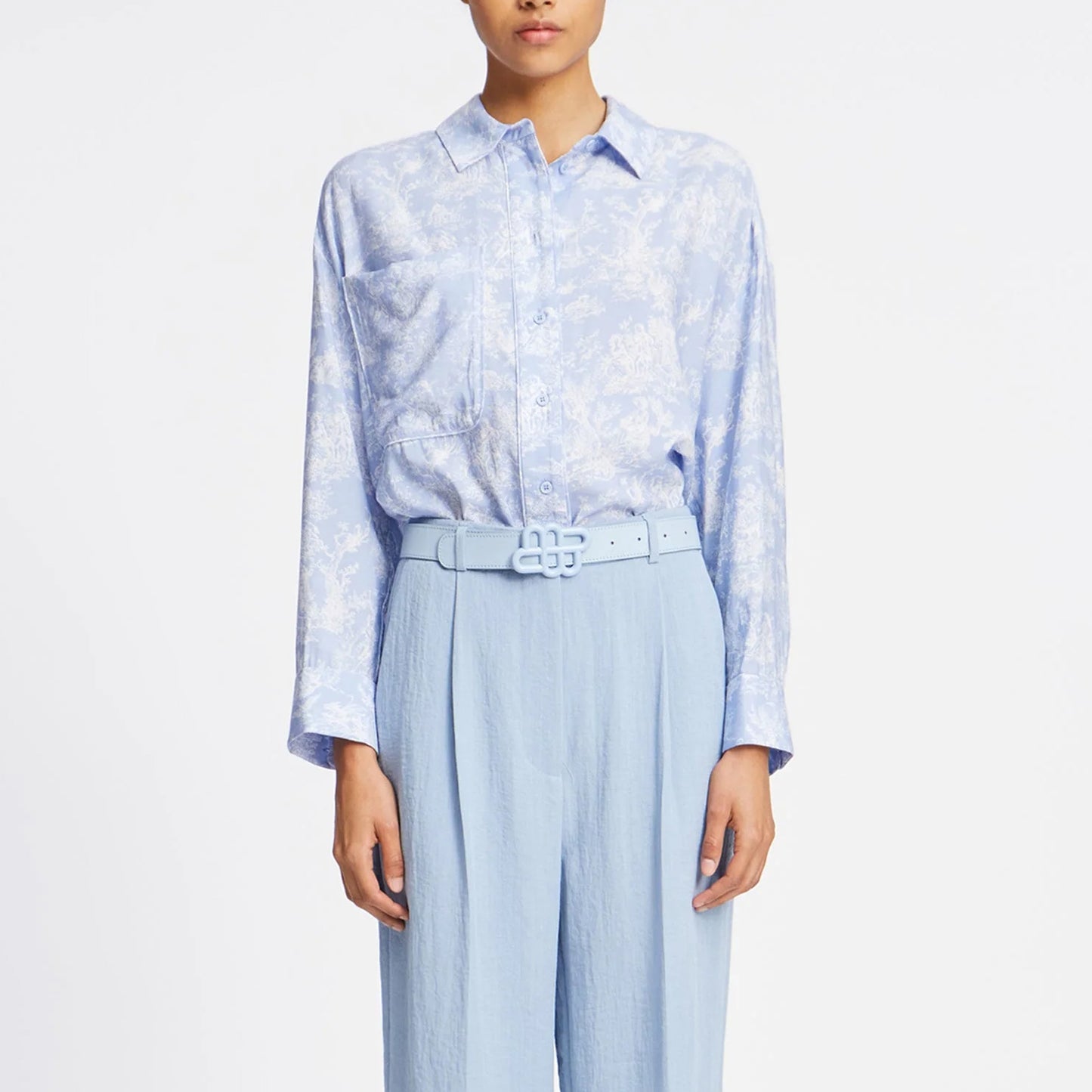 Filius Blouse in Light Blue