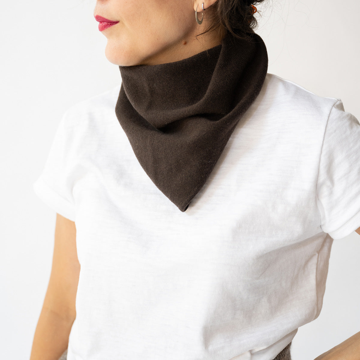 Triangle Scarf in Melasse