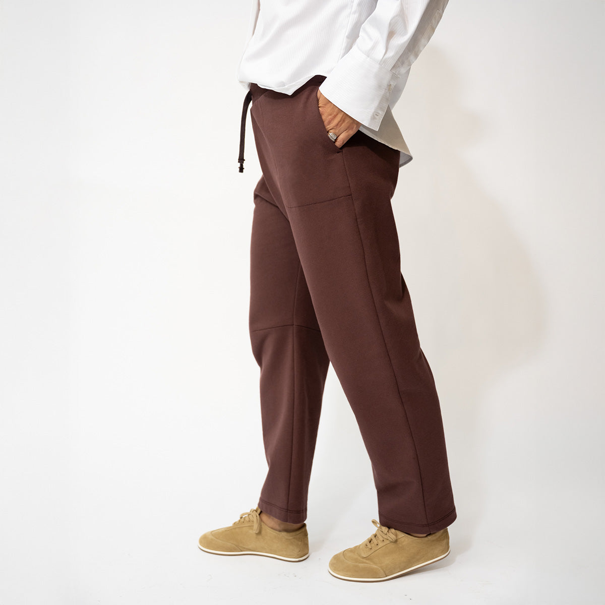 Baltic Sweatpant in Oxblood