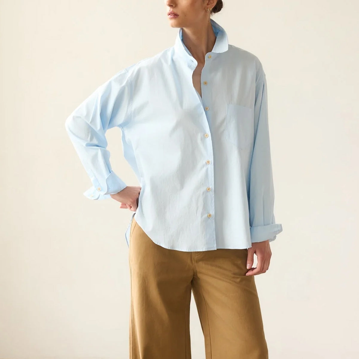 Weekend Shirt in Baby Blue